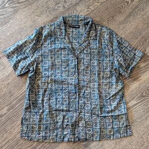 vintage VALERIE STEVENS cotton button down shirt L